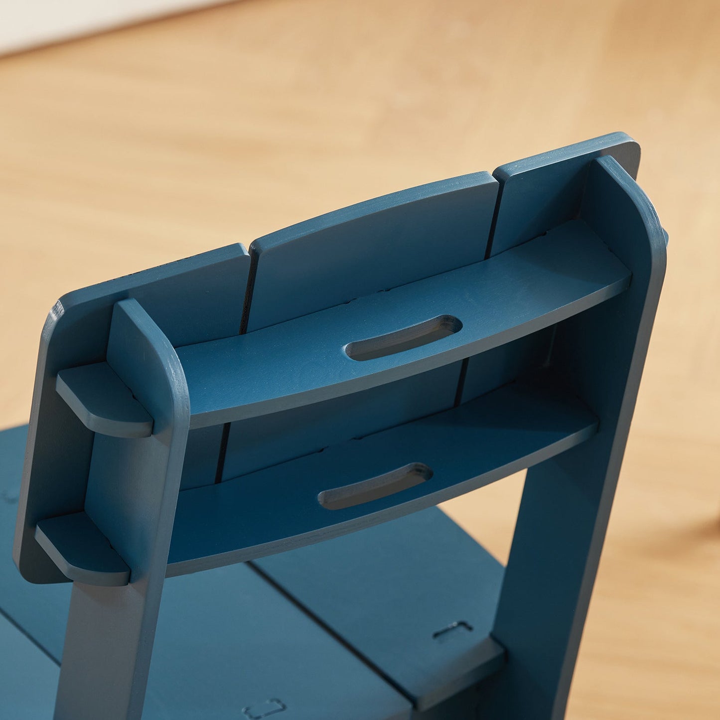 SoBuy HFST01-B Ergonomic Design Chair - Chaise de bureau et de salle à manger en bois bleu