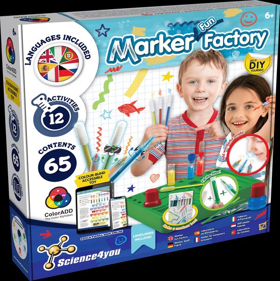 Science4you - Fabriquez vos propres feutres - 65dlg. - 6+