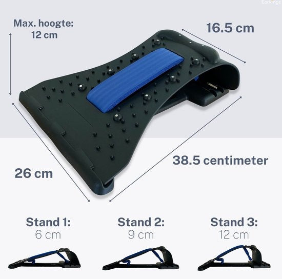 Neckstretcher Appareil de massage du cou - Backstretcher avec massage du cou - Backstretcher Earkings