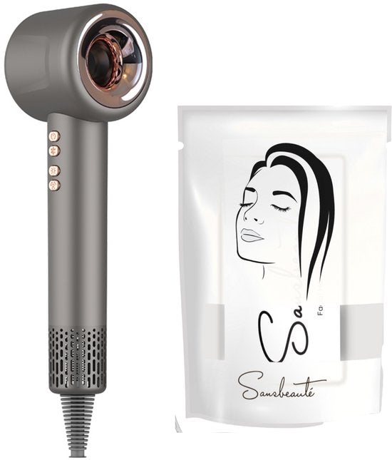 Sansbeauté® Sèche-cheveux avec diffuseur - Nouveau - Gris