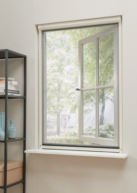 Bruynzeel rouleau moustiquaire fenêtre s700 88x155 blanc