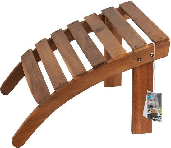 Repose-pieds Casaria Adirondack - Bois d'acacia - 160kg Chargeable Marron