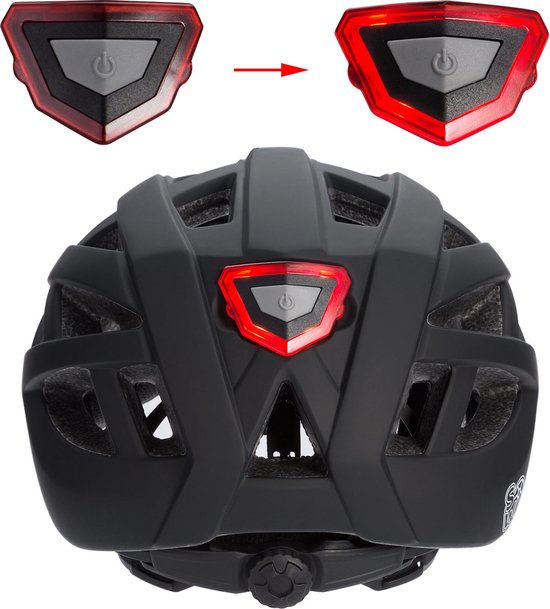 Spielwerk Casque de Cyclisme Enfant - S 50-54cm - Homologation CE - Bleu/Noir