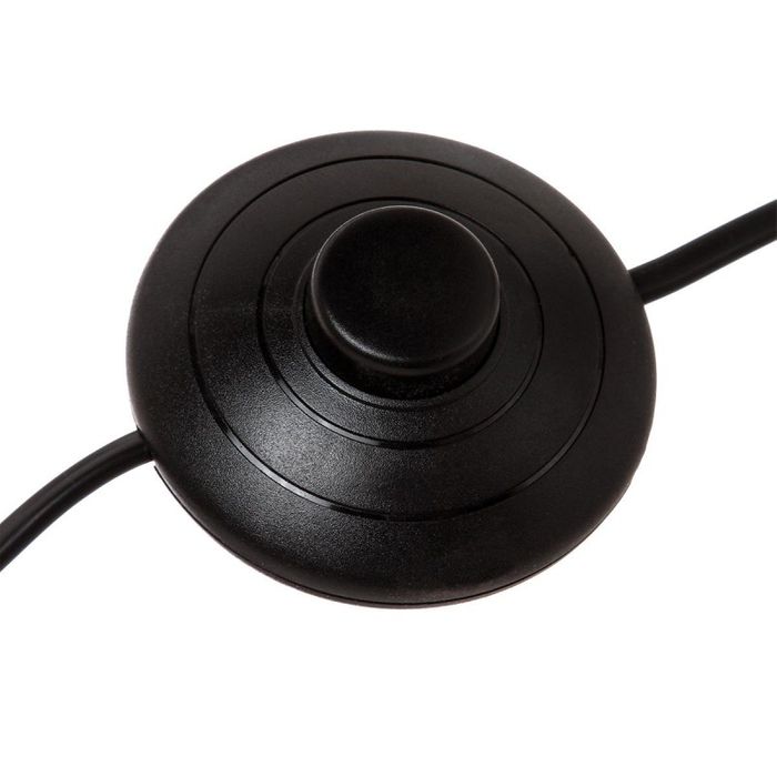 Lampe sur pied à trois pieds Atmosphera Runo noire - Bois et noir - H 145 cm