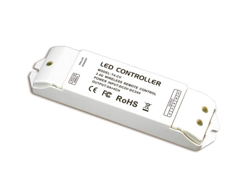 Velleman RGBW LED controller receiver for CHLSC20TX - 176 x 45 x 30 mm