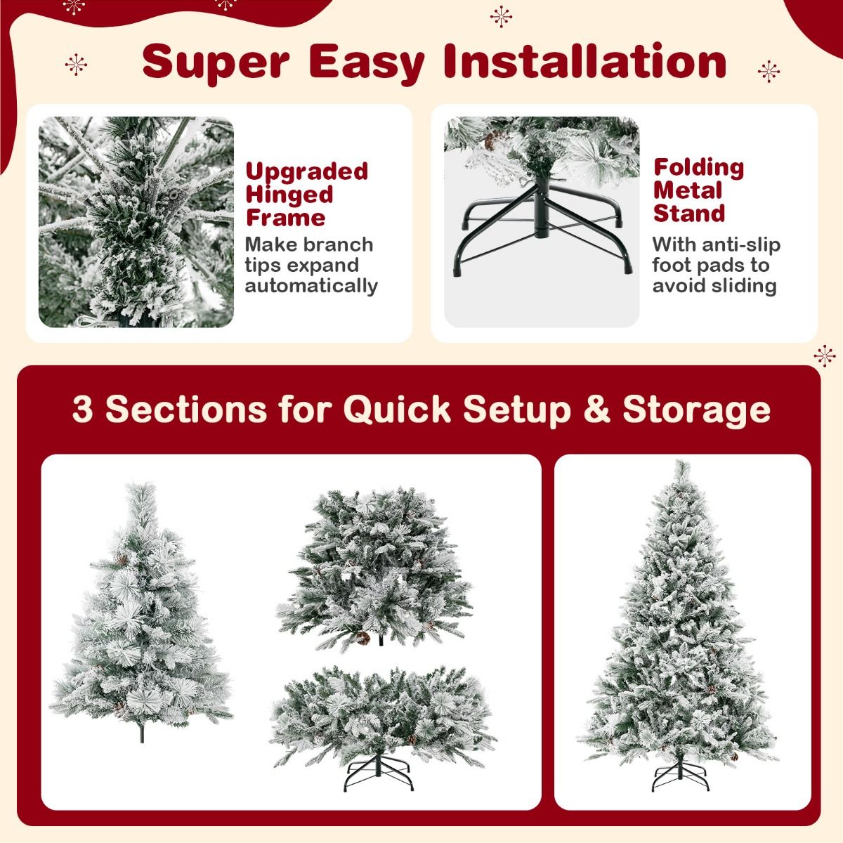 Sapin de Noël Coast Led - 180 cm
