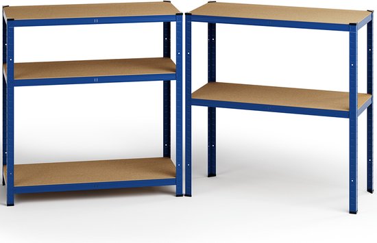 Rack de stockage en métal jusqu'à 875kg bleu
