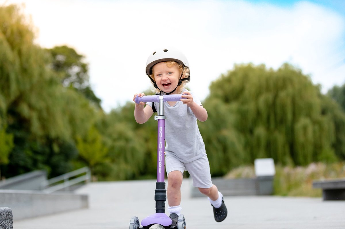 Scooter 3 roues pour enfants Boldcube - Licorne violette - 2-8 ans