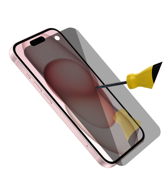 BeHello Protection d'écran iPhone 15 - Verre de protection
