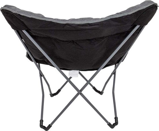 Bo-Camp - Urban Outdoor - Chaise papillon - Redbridge - L - Polyester Oxford - Gris