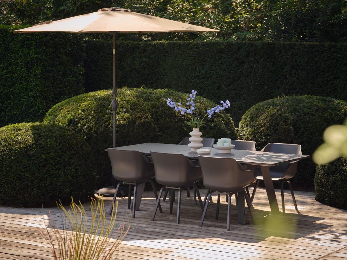 Parasol Hartman Sunline - Rond - 270 cm - Olive