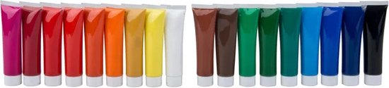 Set de peinture acrylique 18 pièces