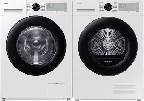 Samsung DV9UDG52A0AHEN Sèche-linge - Sèche-linge à pompe à chaleur - 9kg - Blanc - NL/FR