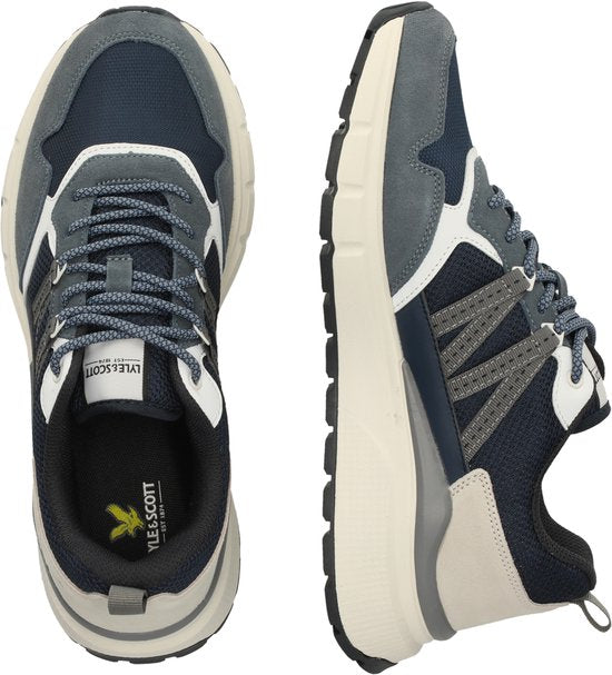 Baskets Lyle & Scott Lennox basses - Bleu - Taille 44