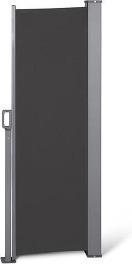 909 Outdoor - Paravent extensible - Noir - 170 x 300 cm - Fonction d'enroulement - Polyester - Résistant aux intempéries - Résistant aux UV