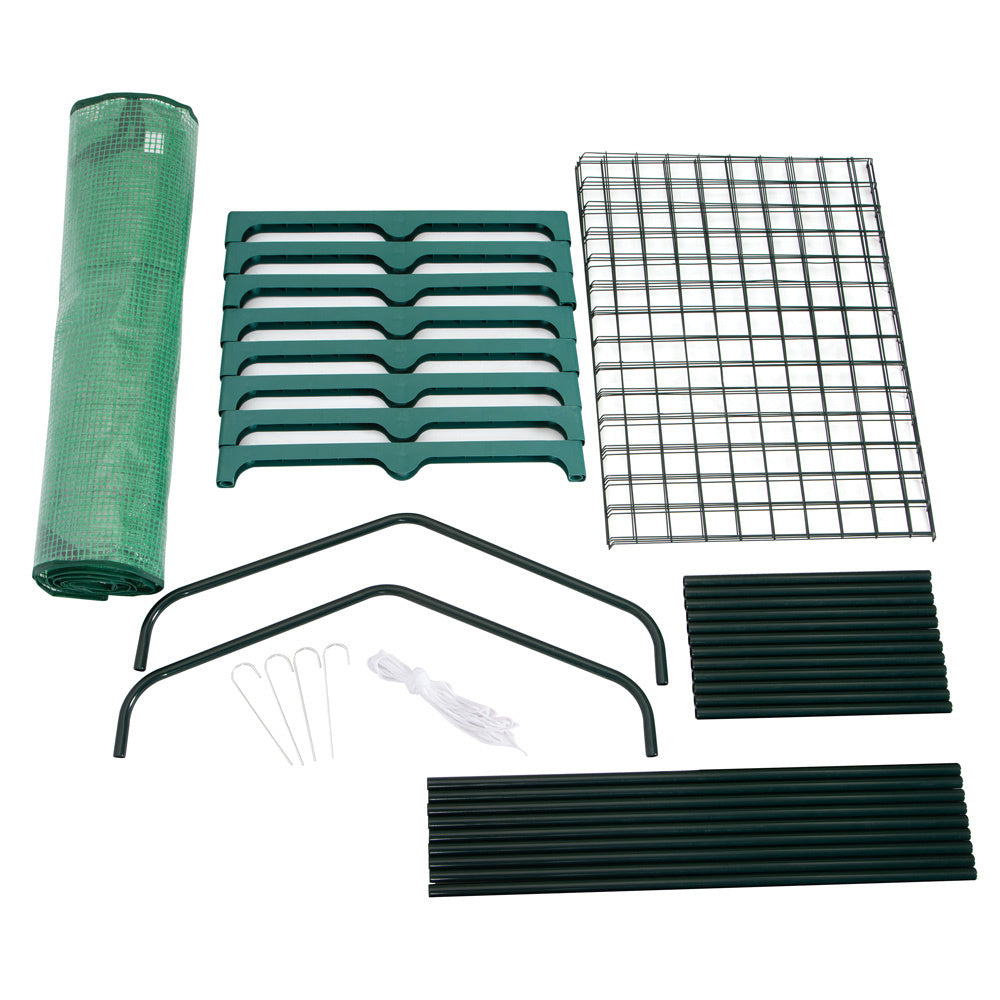 Serre de jardin - Gardebruk, 126x49x69cm - Vert