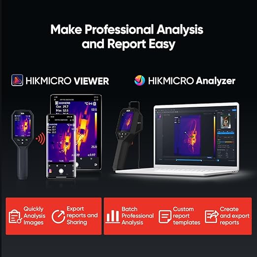 Caméra thermique Hikmicro B20 - 256 x 192 - 25 Hz - Wi-Fi