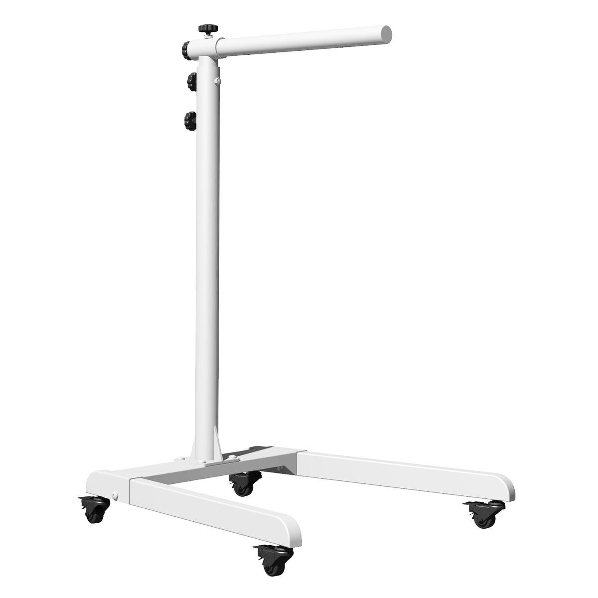 Support mobile et réglable pour les panneaux de luminothérapie - Panacea - Hauteur réglable jusqu'à 160 cm - Max. 20 kg - Métal - Blanc