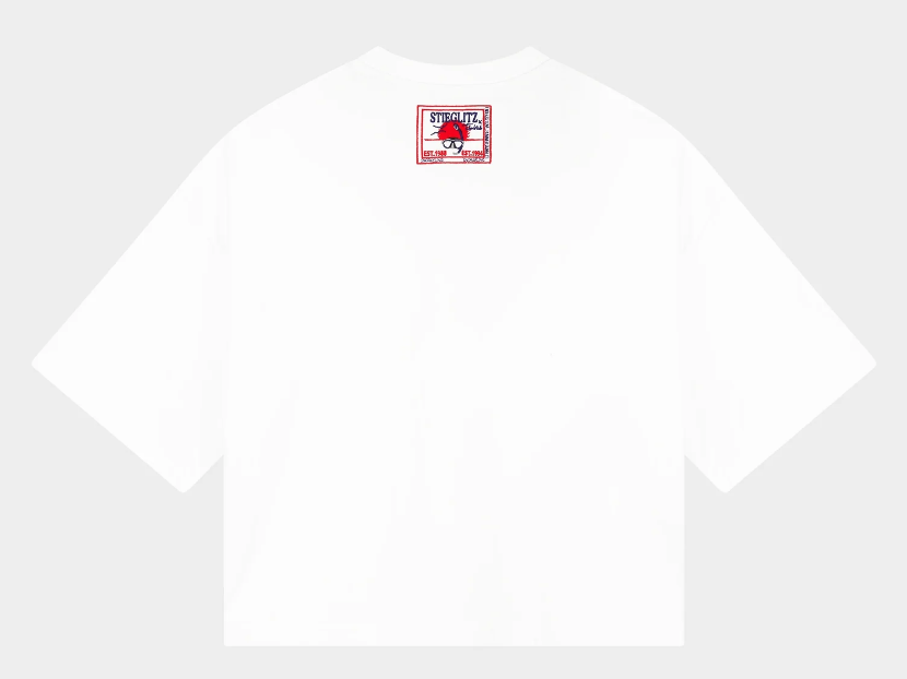 T-shirt oversize carré Stieglitz Tin - Coupe carrée - Stieglitz x Tine - Blanc
