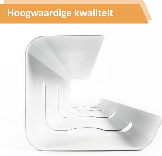 Stilemo Cable Tray Desk - Support de câbles 43 CM - Organisateur de câbles 5 KG de capacité de charge - Blanc