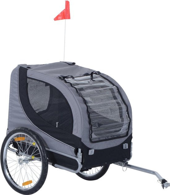 Remorque pour chien - Paws - Remorque pour vélo avec housse de pluie et pneus
