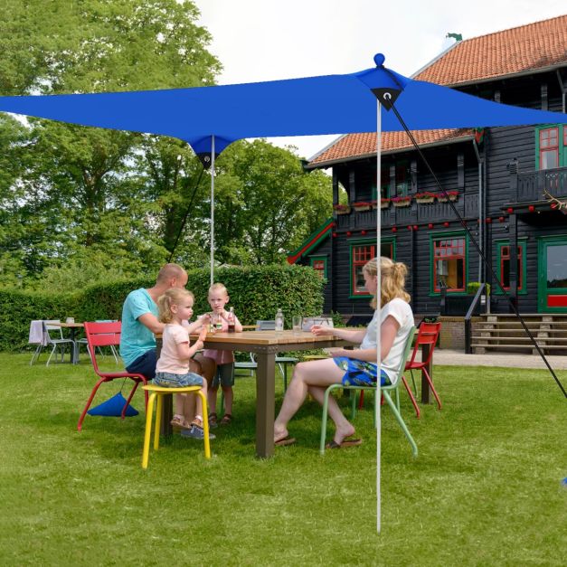 Tente de plage Coast - Portable - Anti-UV - UPF50+ - 300x300cm - Bleu