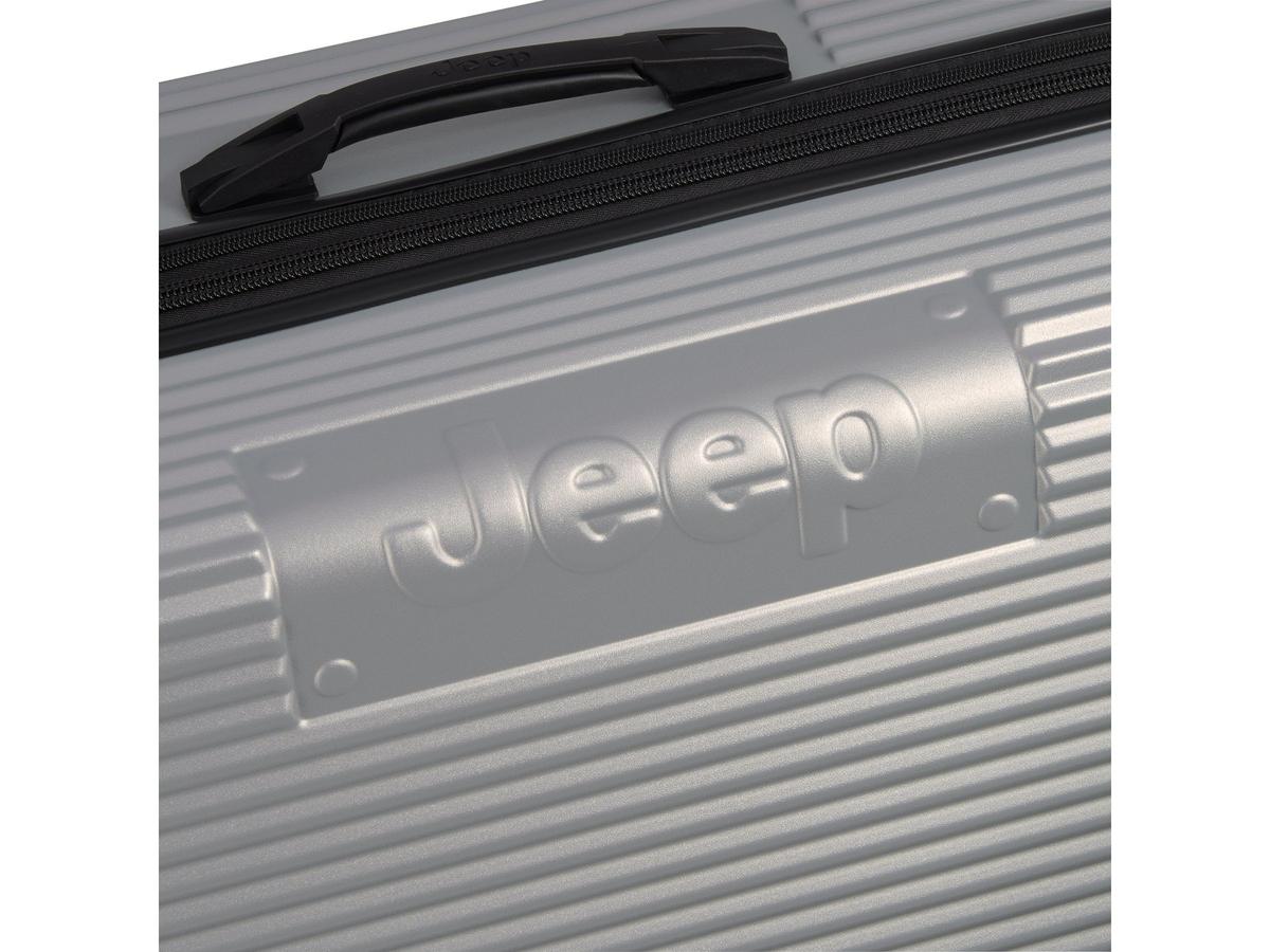 Valise Jeep Trolley - Extensible - taille L - Argent 76 cm