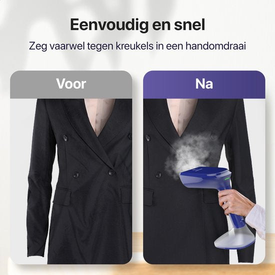 Défroisseur à linge - LUMAN G2 - Défroisseur à main pour vêtements et meubles - Défroisseur - 300ml - Bleu