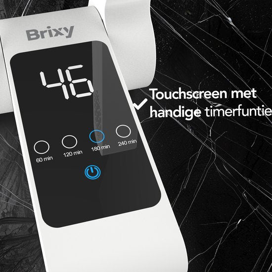 Brixy Shoe Dryer & Shoe Freshener - Ozone - Fonction de séchage - Shoe Dryer Fresh - Sèche-chaussures - Blanc