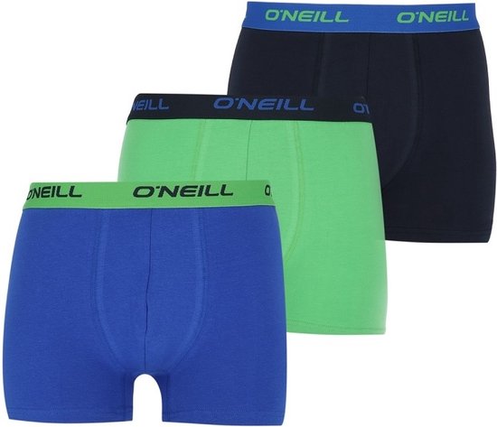 S Cloudy Blue Black Gre 900603 7000P Boxer homme O Neill cloudy blue plain 3-pack