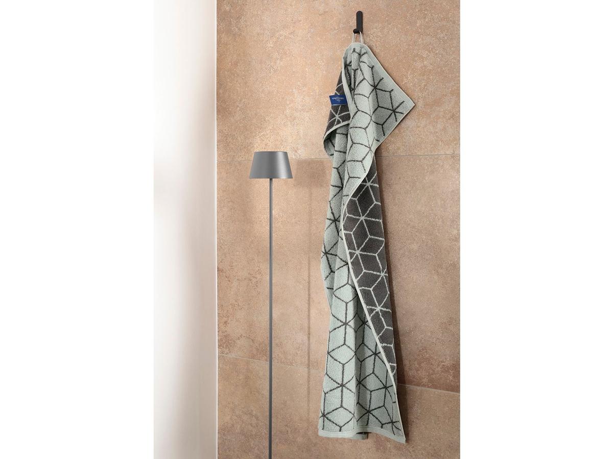 Serviette Villeroy & Boch Carre - Sage Green Graphit - dimensions 50 x 100 - lot de 3
