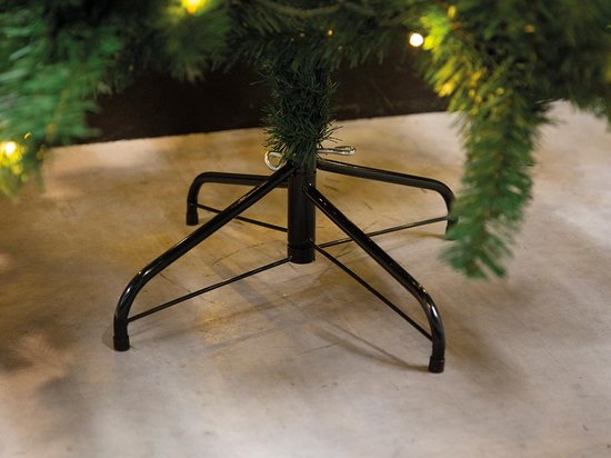 Splendeo Arbre de Noël artificiel atmosphérique avec éclairage LED, système d'installation facile, 180 cm