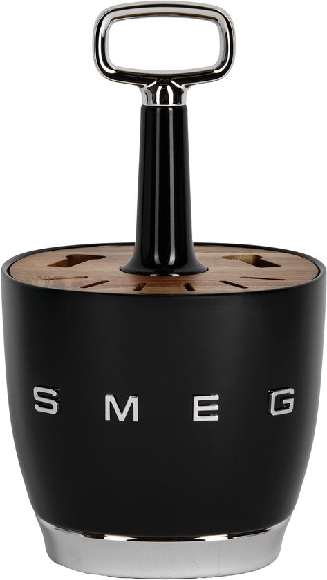 Smeg - Porte-couverts - Noir - Pour 6 personnes