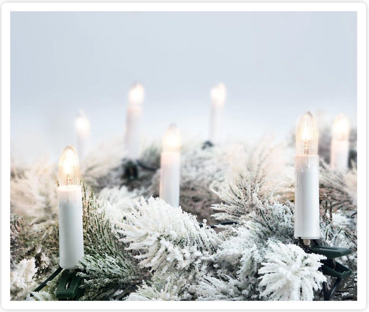 Home & Styling Bougies 50 Led 12,2 mètres Crème