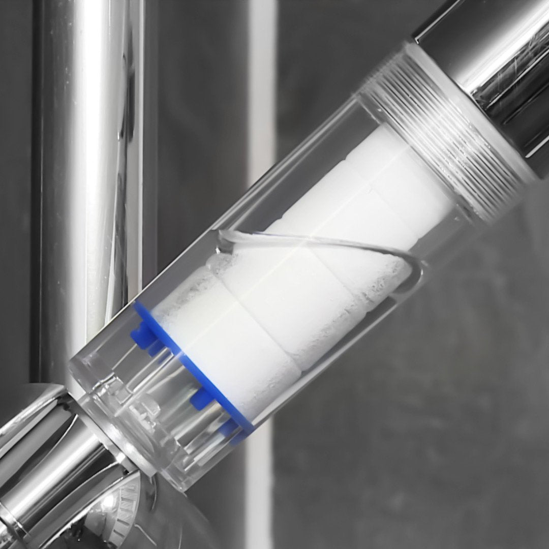 Filtres de rechange Aquadon EcoTornado, lot de 5 - Élimination efficace du calcaire - Installation facile - Compatibles avec la pomme de douche Eco Tornado
