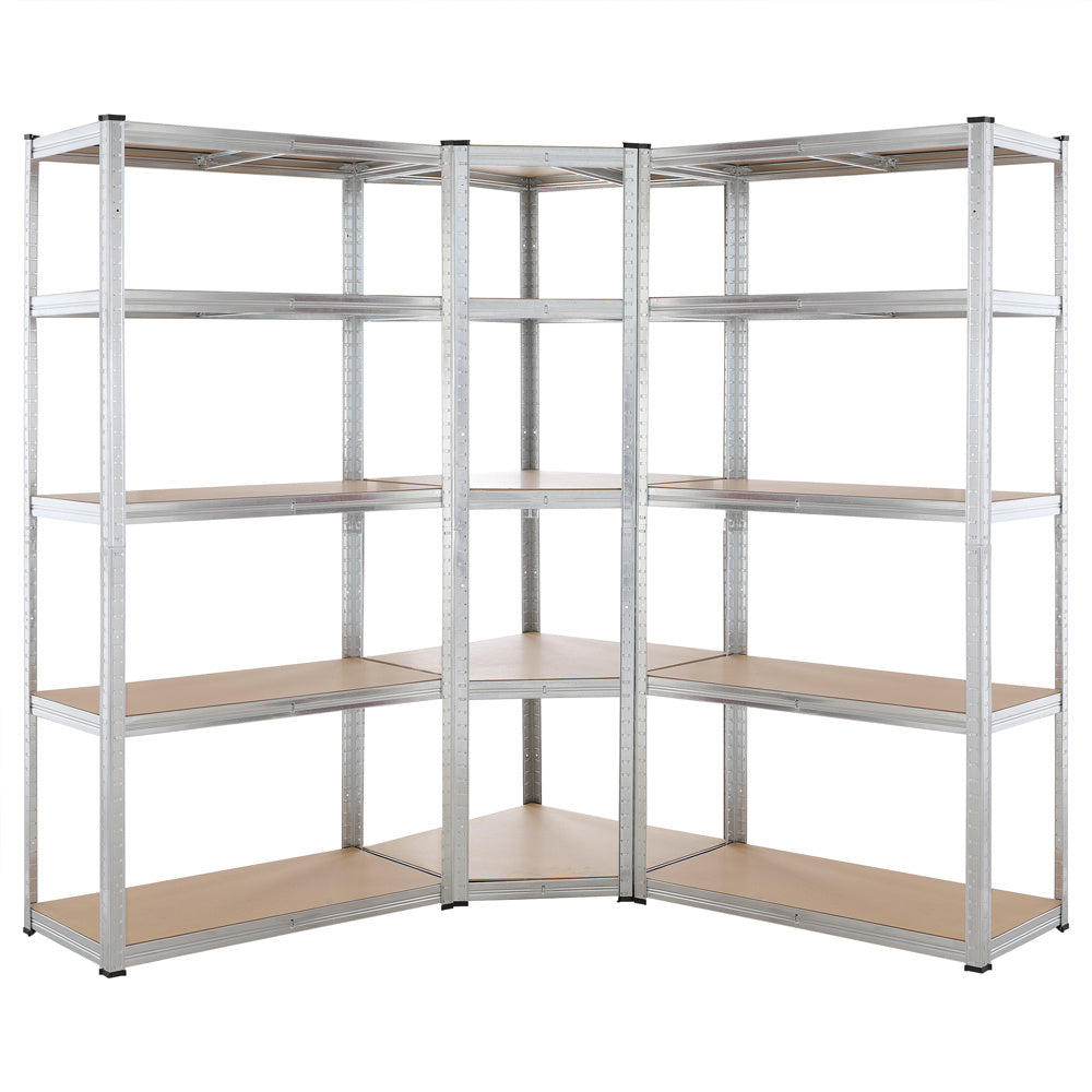 Stellingskast Hoek - Opbergplanken - Boutloze plank 180x70x40cm Gegalvaniseerd 875kg