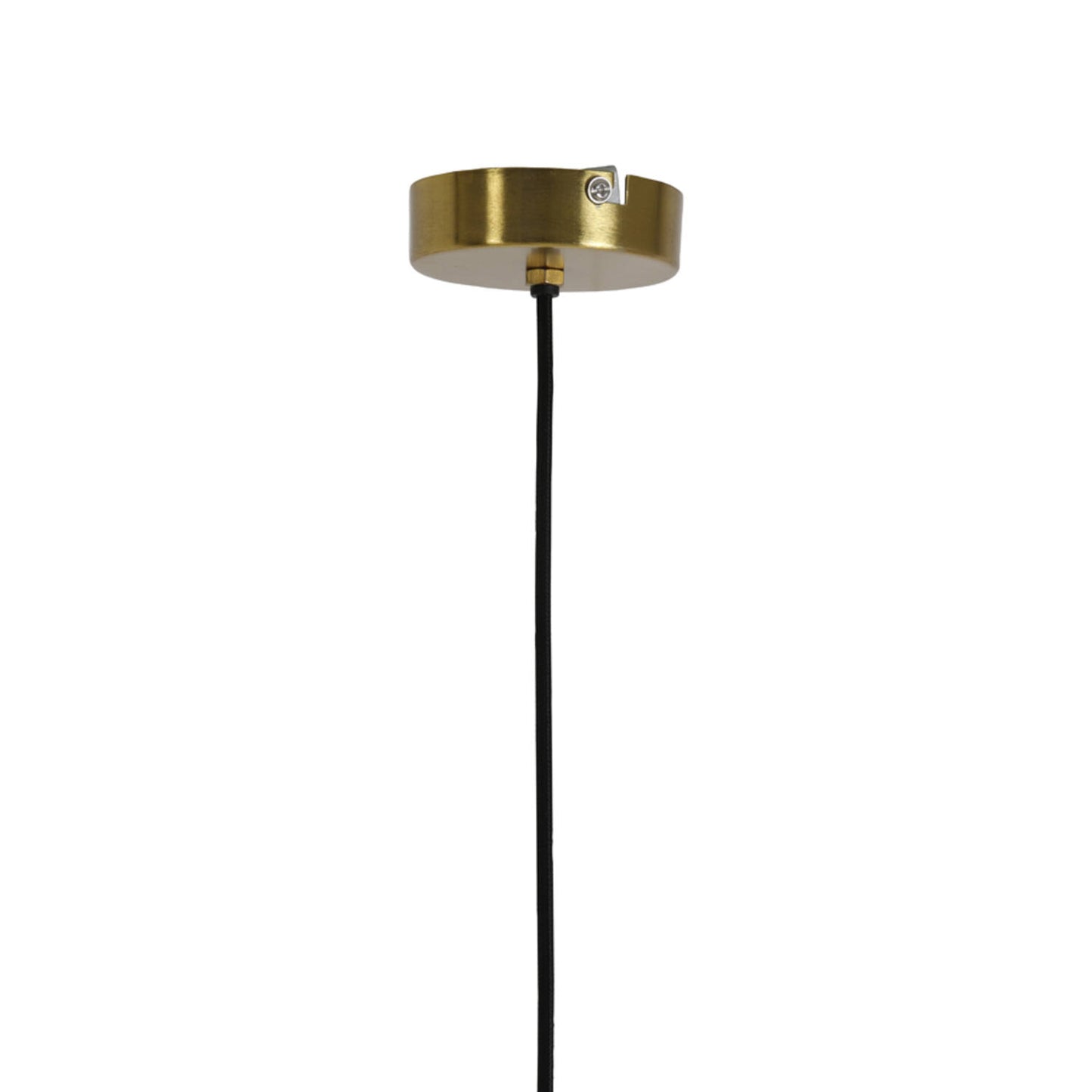 Light & Living Lampe suspendue Pleat - Ø30x17 cm - Blanc mat/Doré