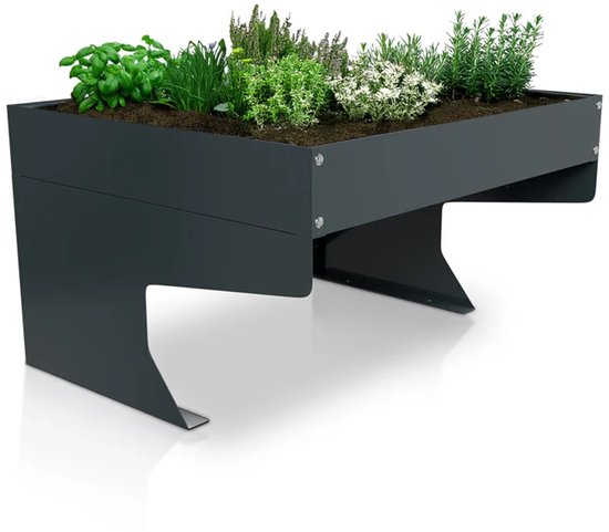 Robot de tonte garage - Avec bac à plantes - Anthracite