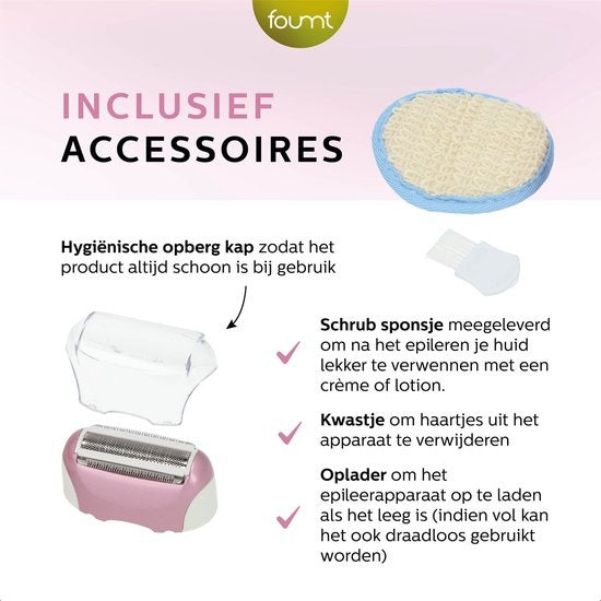 Fineza - Epilateur femmes - Rose