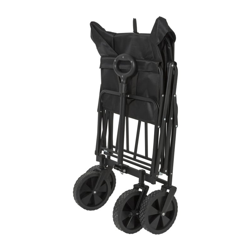 Xenos Wagon pliable - 103 x 54 x 108 cm - Noir