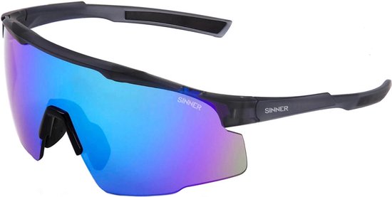 SINNER Murau - Lunettes de sport / Lunettes de soleil - Gris - Verres bleus - Unisexe - Taille unique