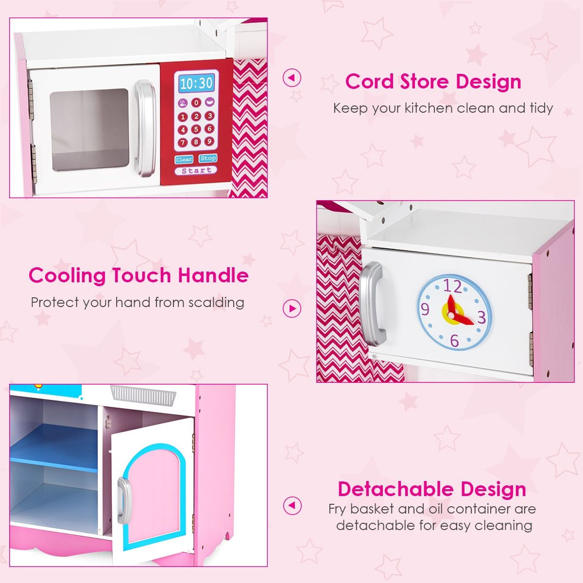 Coast Play Kitchen - MDF - 82 x 30 x 101 cm - Rose