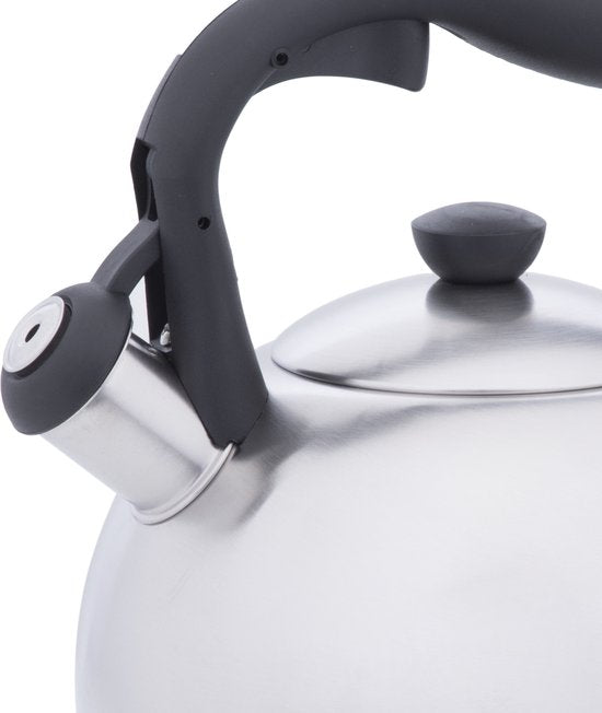 Bouilloire sifflante - Resto - 3L - Acier inoxydable - Induction - Argenté