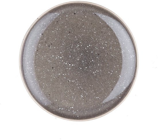 assiette STELLAR Ø18cm - 6 pièces - Gris béton