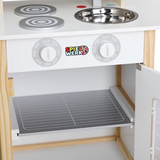 Spielwerk Play Kitchen Happy Kitchen - 35 pièces - Réaliste