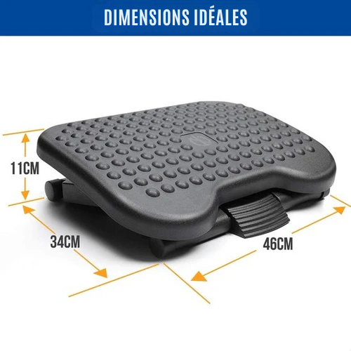 Repose pieds ajustable / anti dérapant - STREX - DIN 4556
