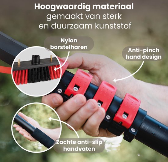 Brosse à laver télescopique Shine / Brosse à eau rétractable - XXL 7 mètres