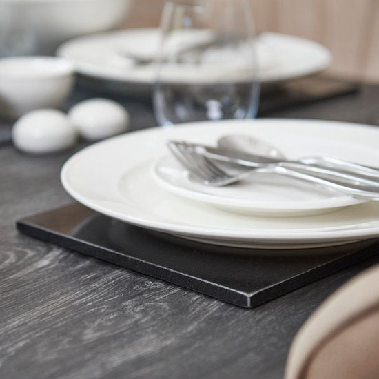 Set de sets de table Creative Tops 29.5 X 21 cm Granit Noir 2 pièces