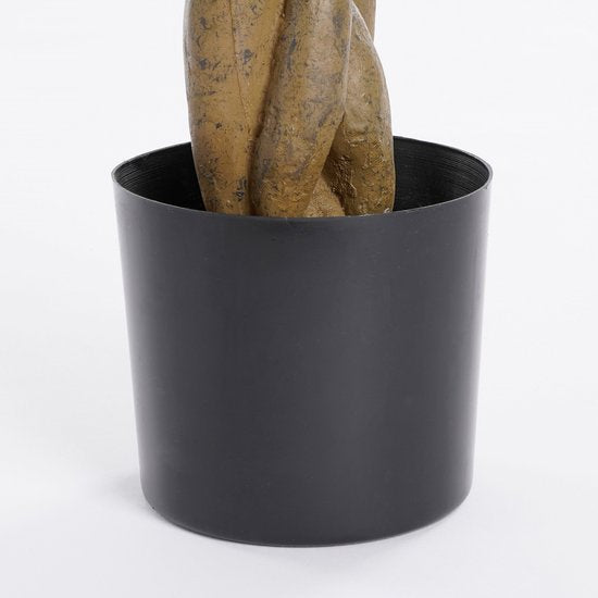 sMica Decoration Plante Artificielle Pachira - H80 x Ø60 cm - Vert