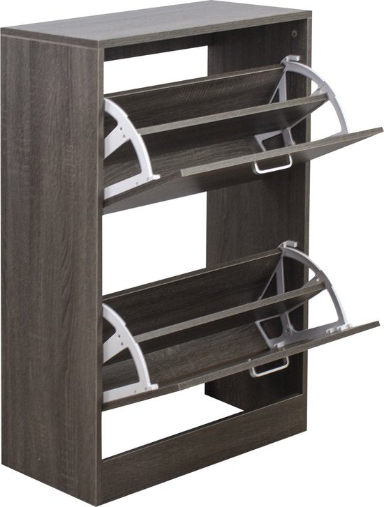 VDD Armoire à chaussures - étagère à chaussures - 2 compartiments